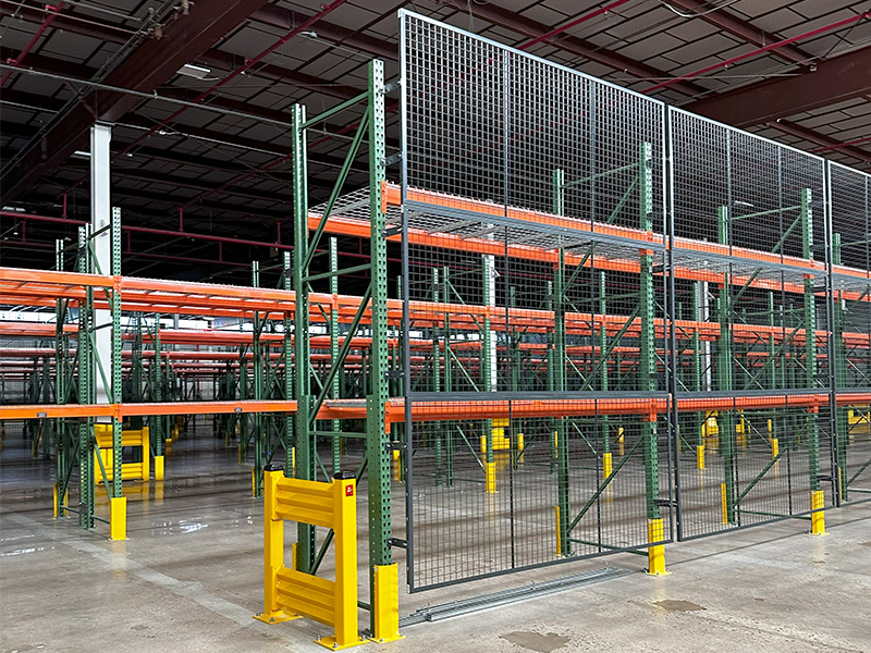 Industrial warehouse cleaning